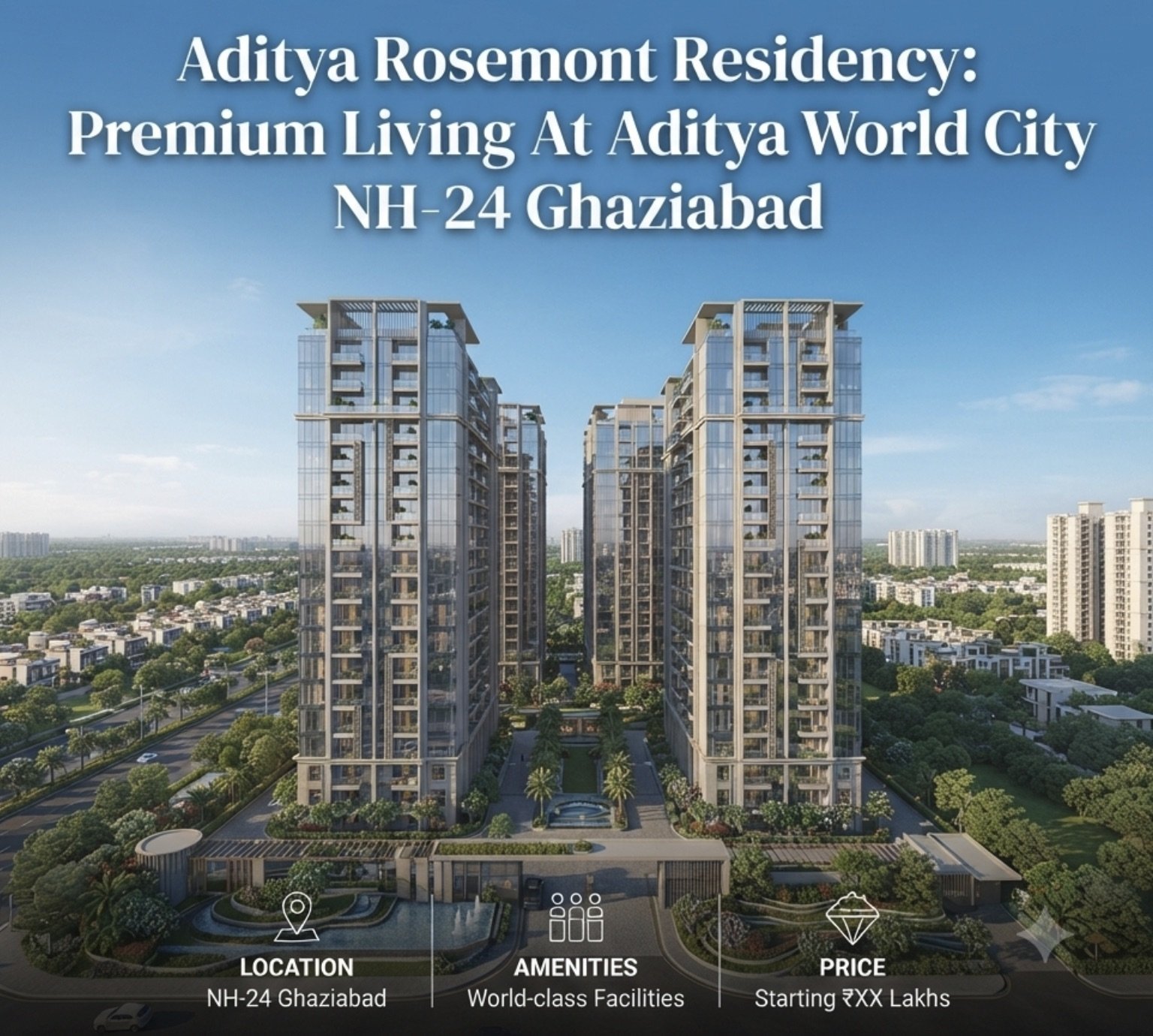 Rosemont Residency - Aditya World City project